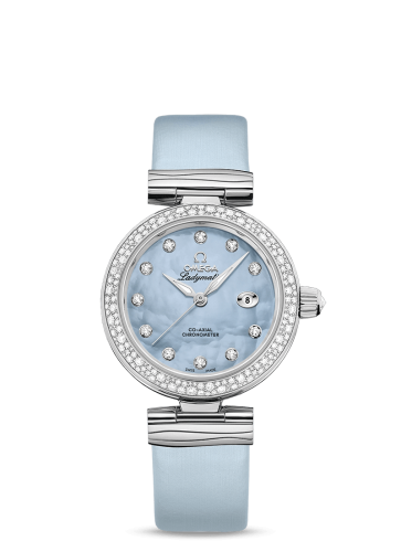 Omega LadyMatic Co-Axial 34 Stainless Steel / Diamond / Blue MOP